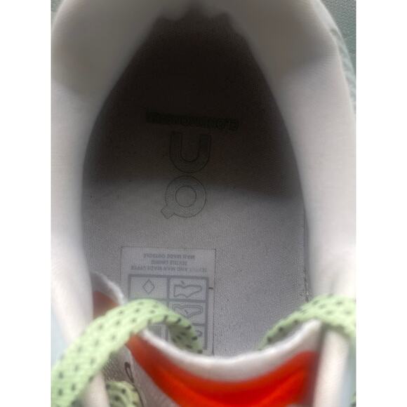 On Cloudmonster Women’s Running Shoes Glacier/Meadow Size 8.5 Width B - Medium - Picture 9 of 10